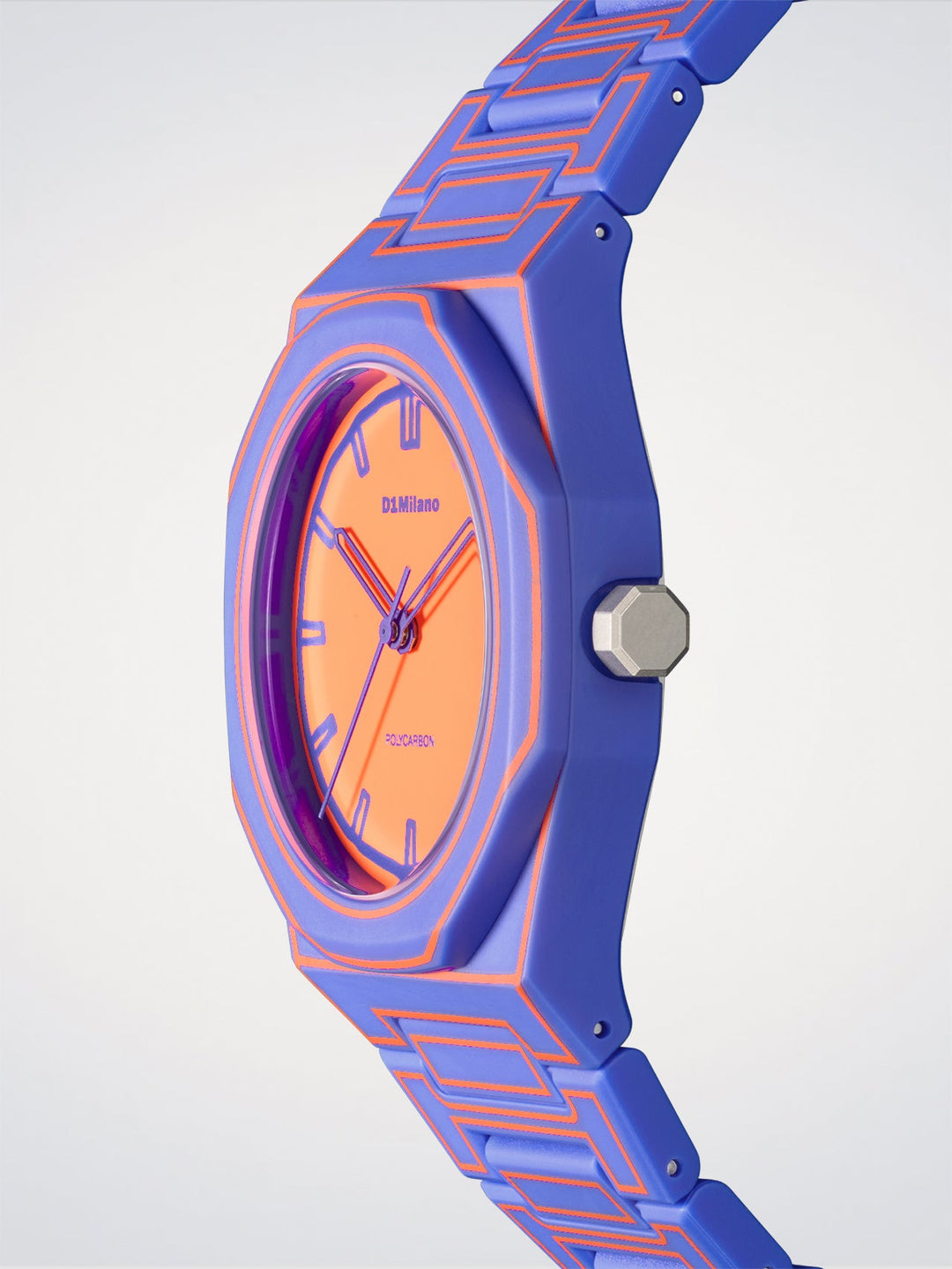 D1 Milano Electric Sketch Polycarbonat-Uhr 37 mm D1-PCBU22