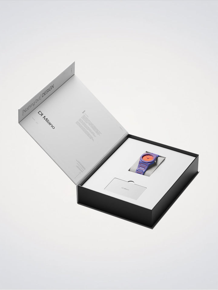 D1 Milano Electric Sketch Polycarbonat-Uhr 37 mm D1-PCBU22