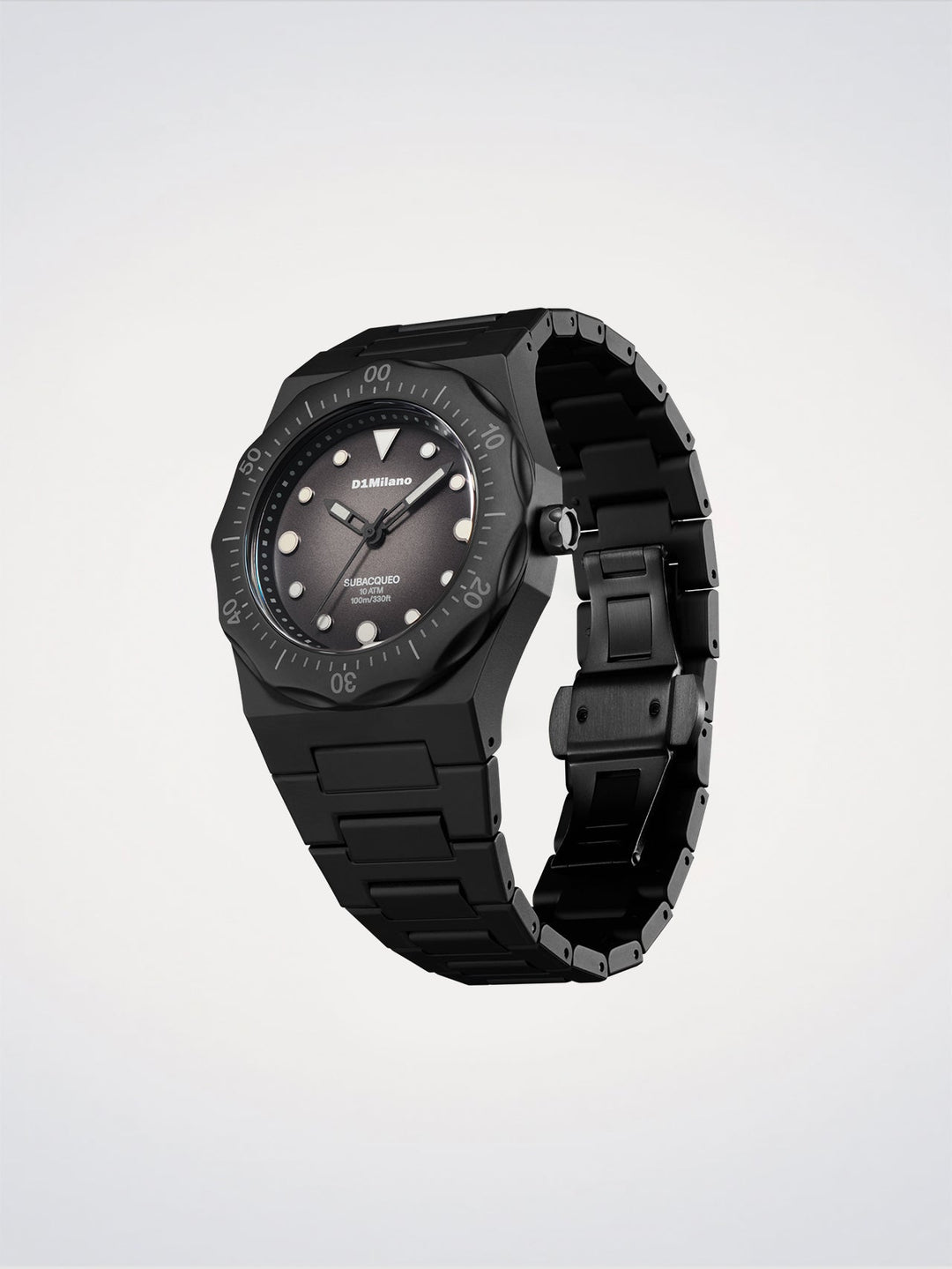 D1 Milano Carbon Duikhorloge Polycarbon 40,5 mm D1-PDBJ01