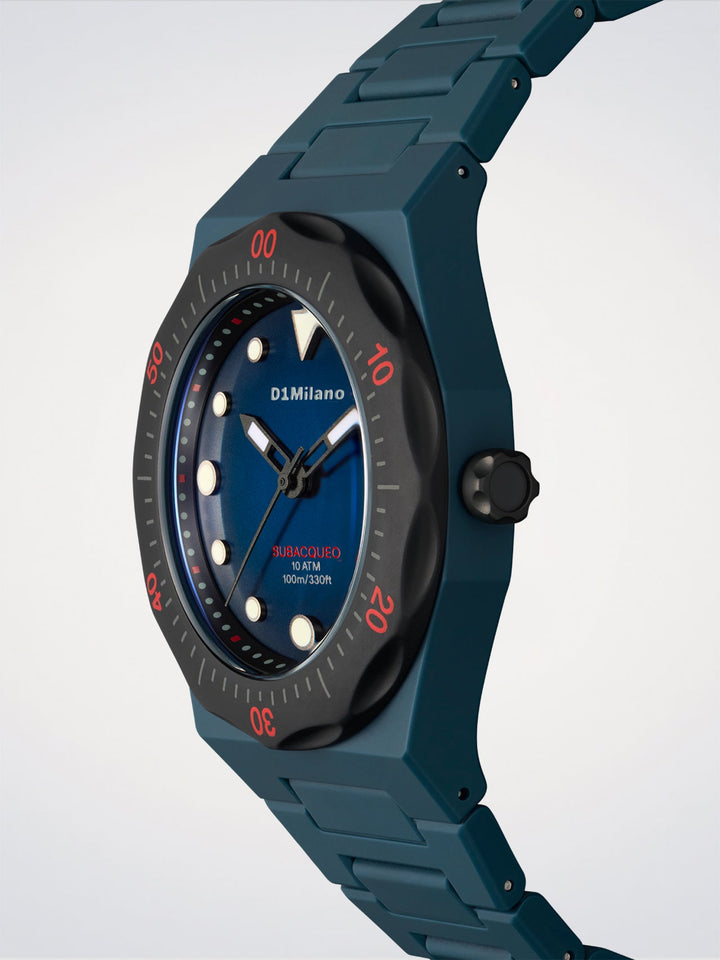 D1 Milano Drift Duikerhorloge Polycarbon 40,5 mm D1-PDBJ02