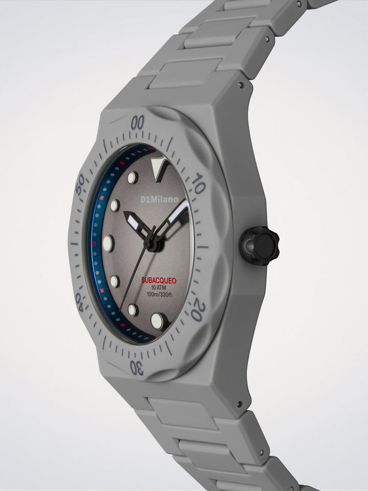 D1 Milano Steel Diver Watch Polycarbon 40.5 mm D1-PDBJ03