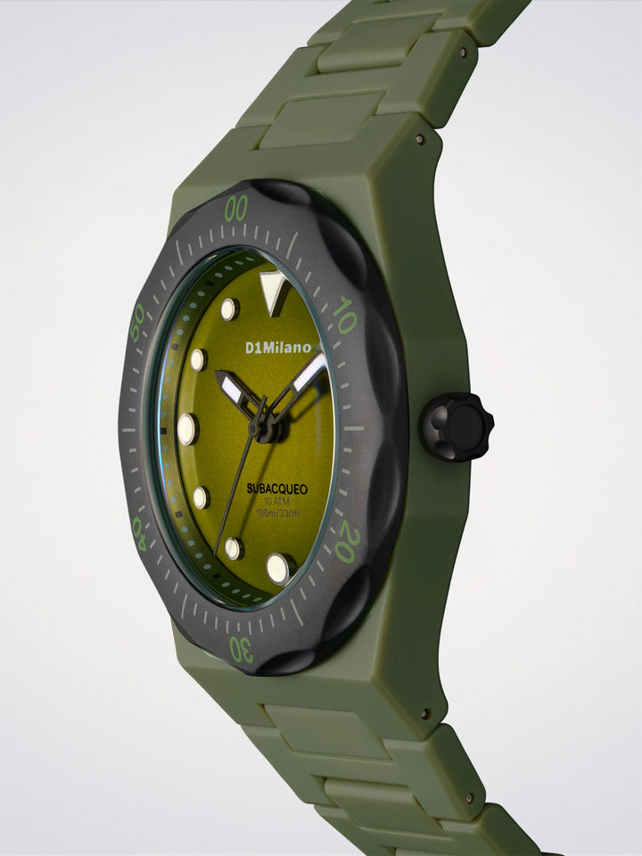 D1 Milano Lagoon duikhorloge polycarbonaat 40,5 mm D1-PDBJ04