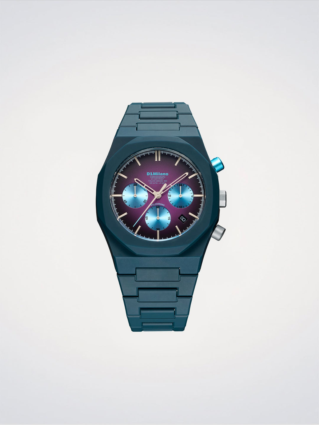 D1 Milano Blue Spectrum Polychrono Watch 40.5 mm D1-PHBJ20