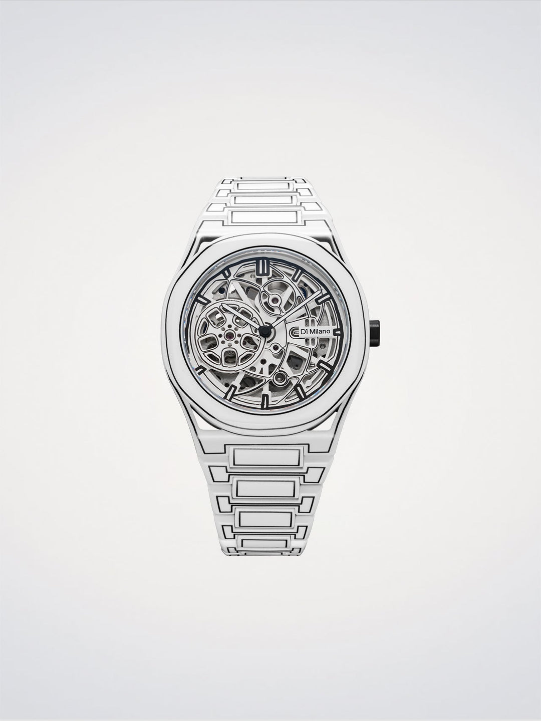 D1 Milano Skeleton White Sketch Skeleton 40.5 mm D1-SKBJ20