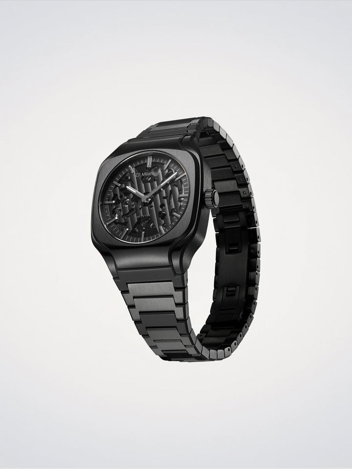 D1 Milano Soot Depth Quadratische Uhr 37 mm D1-SLBJ02