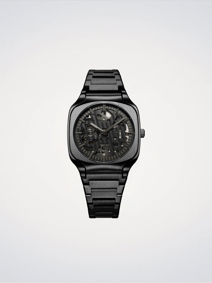 D1 Milano Soot Depth Quadratische Uhr 37 mm D1-SLBJ02