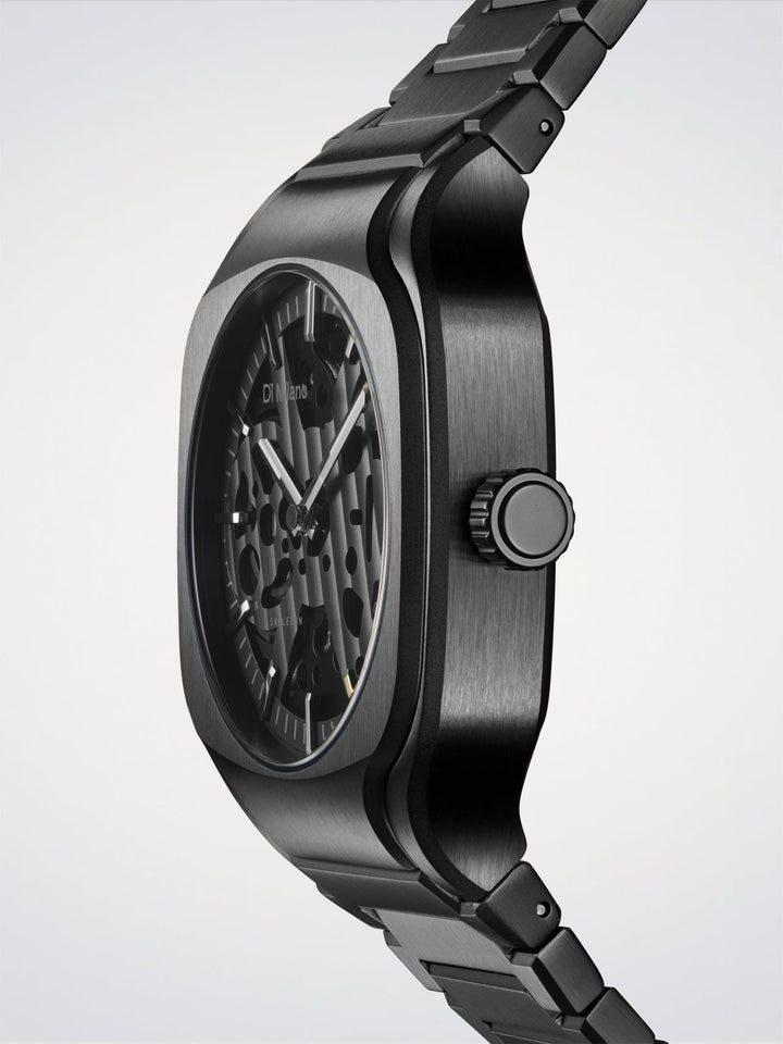 D1 Milano Soot Depth Quadratische Uhr 37 mm D1-SLBJ02