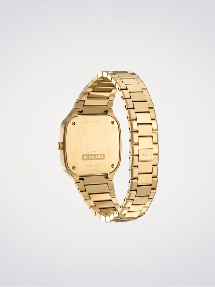 D1 Milano goud vierkante schijf 32 mm D1-SQBL03