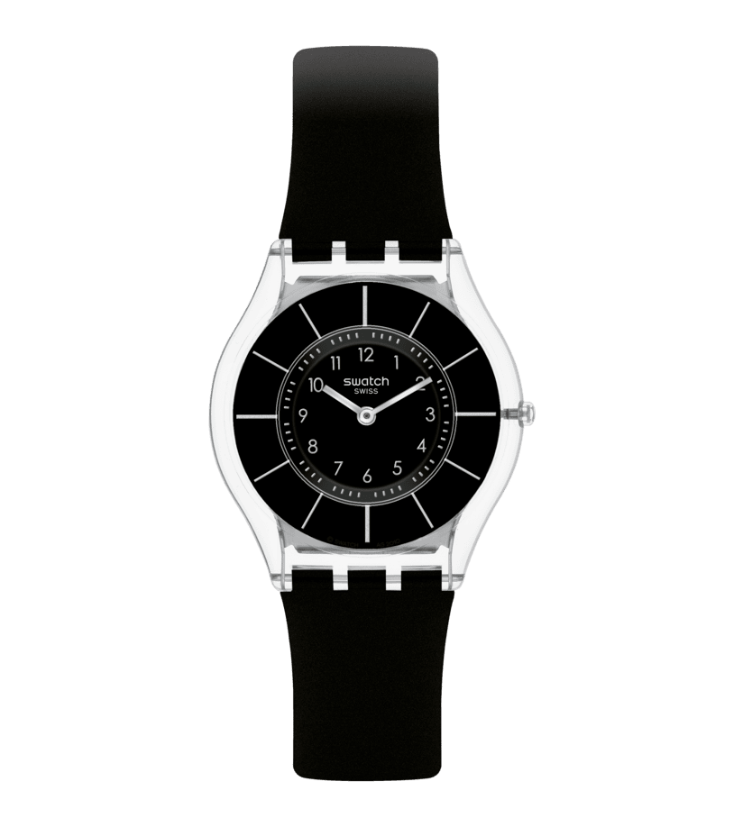 Montre Swatch NOIRE CLASSINESS Originals Skin 34mm SS08K103