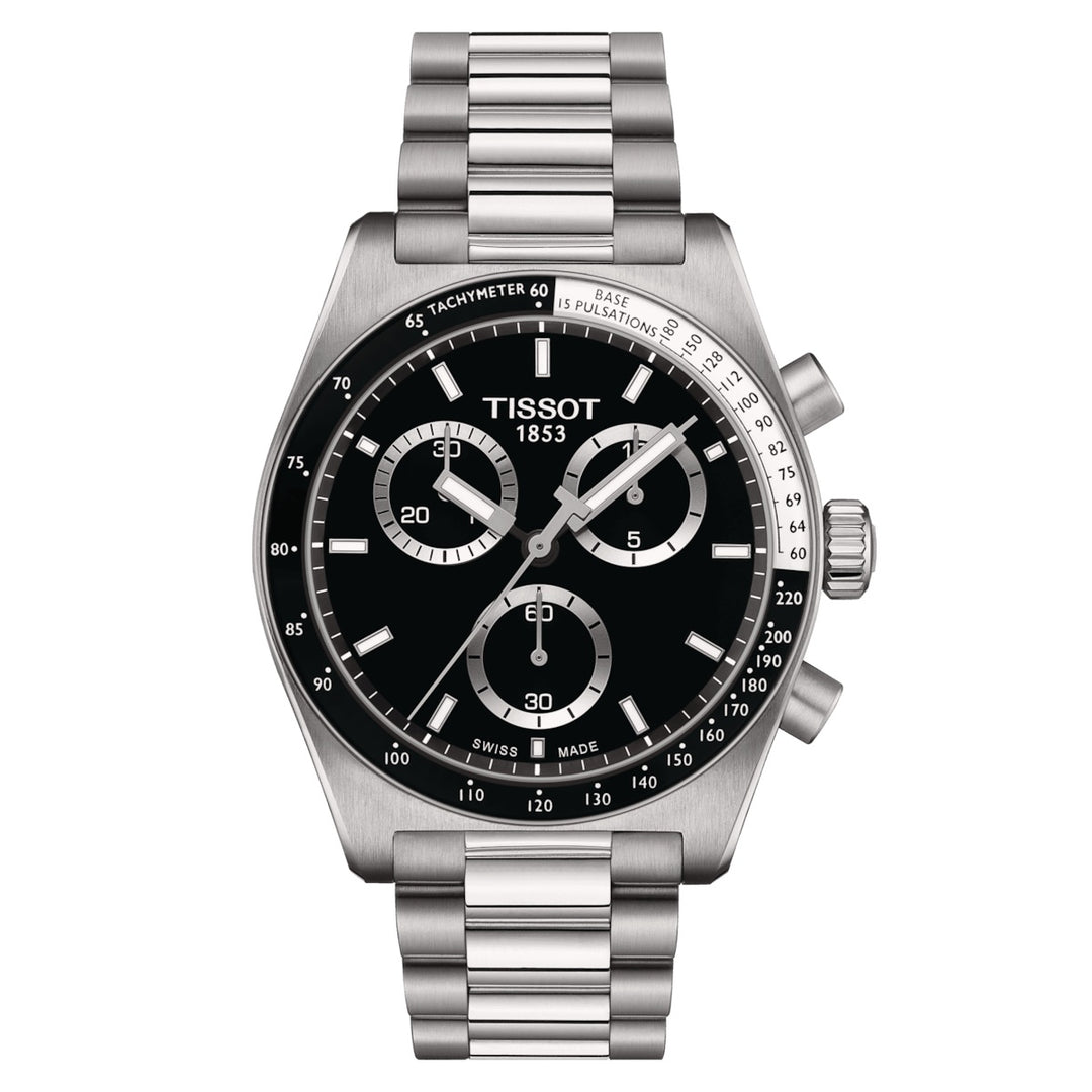 Tissot Watch PR516 Chronograph 40mm Zwart Quartz Steel T149.417.11.051.00 uur