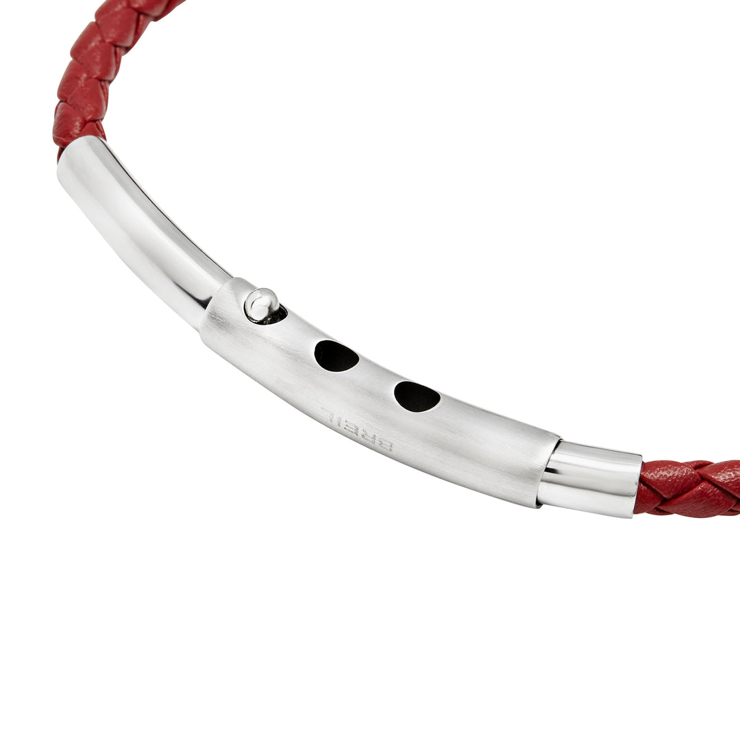 Bracelet cuir acier Breil Wanderlust TJ3795