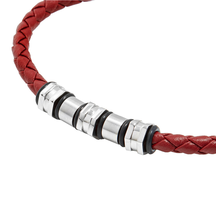 Bracelet cuir acier Breil Wanderlust TJ3795