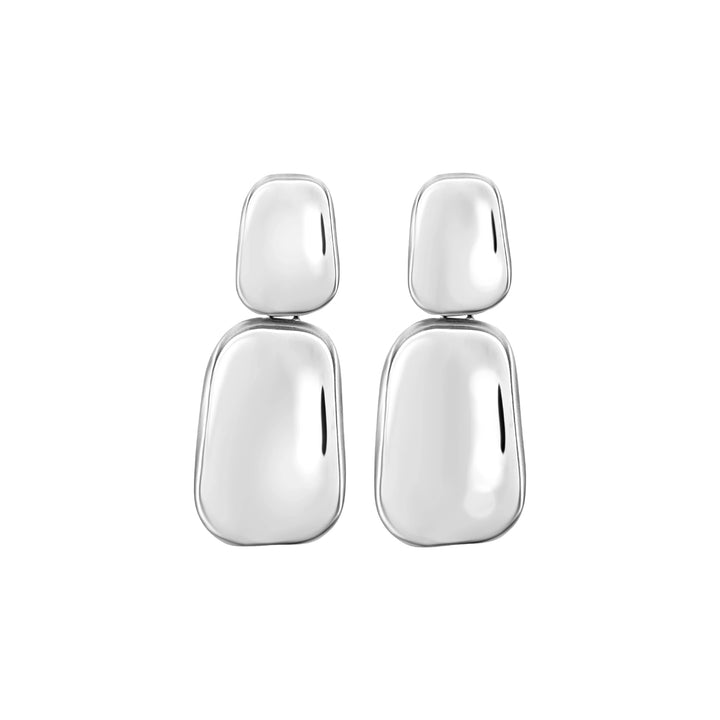 Breil Sculpture steel pendant earrings TJ3812