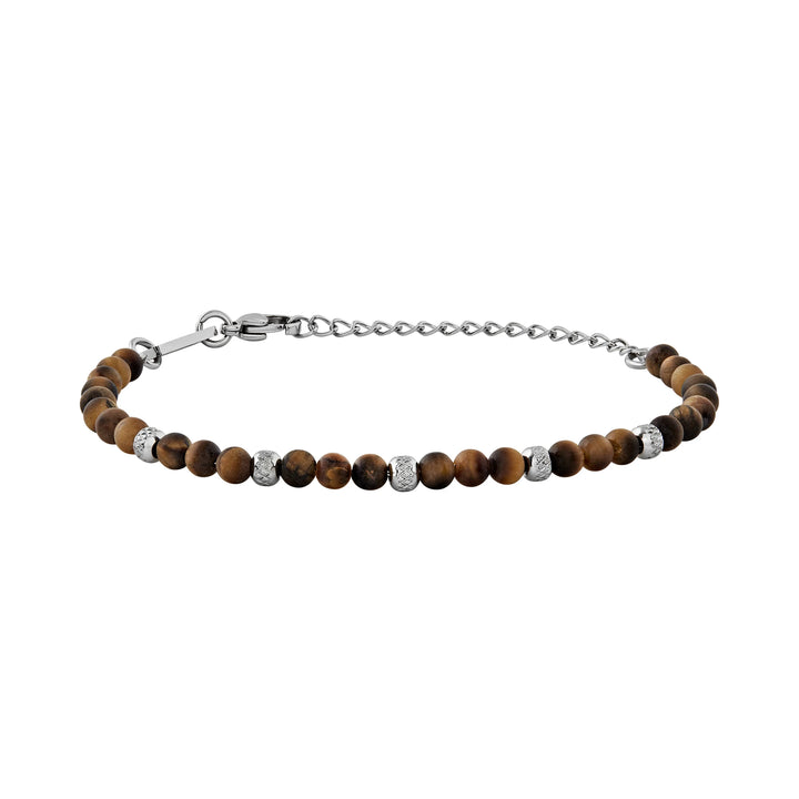 Breil Wild Tigerauge-Armband aus Stahl TJ3823