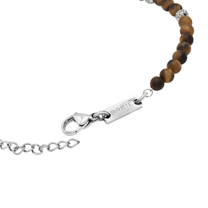 Breil Wild Tigerauge-Armband aus Stahl TJ3823