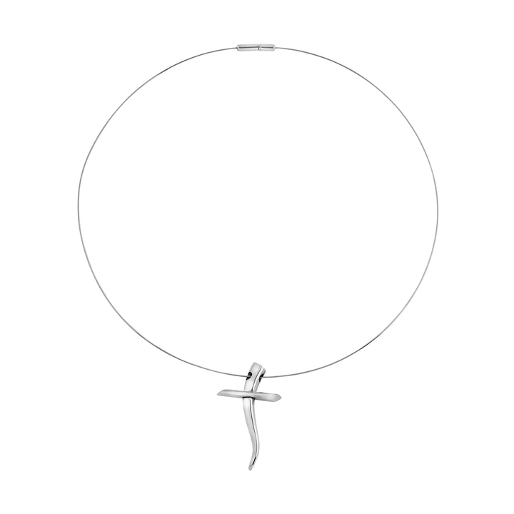 Collier ras du cou Breil Reloaded Steel Moon TJ3923