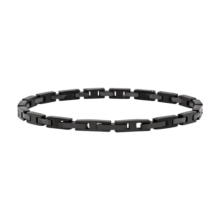 Breil Ceramic Brick bracelet, steel, black PVD finish, ceramic TJ3964