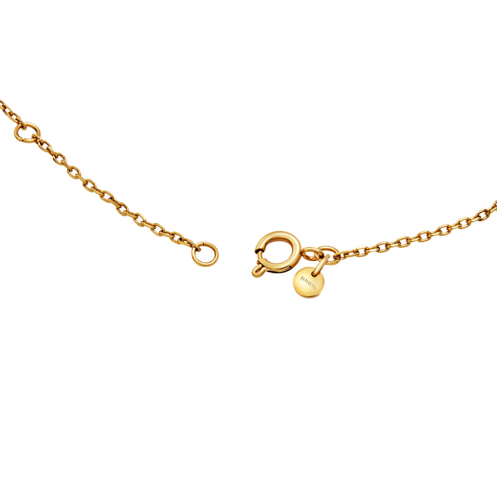 Breil B&amp;ME choker ketting in staal met IP gouden afwerking TJ4025