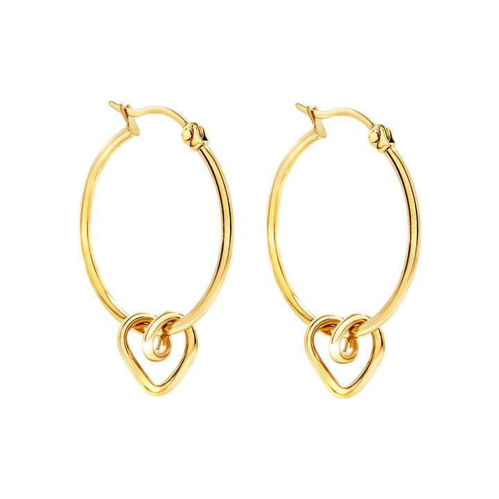 Breil B&amp;ME Creolen aus Stahl mit IP-Gold-Finish TJ4027