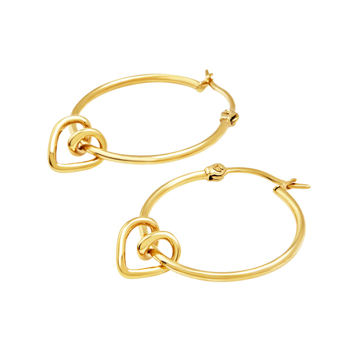 Breil B&amp;ME Creolen aus Stahl mit IP-Gold-Finish TJ4027