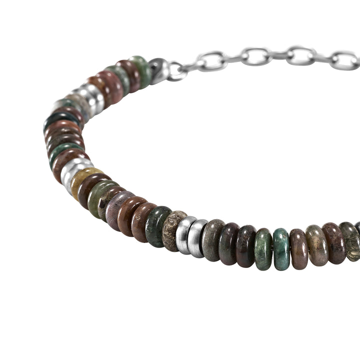 Bracelet Breil Rock en acier dur avec agates TJ4122