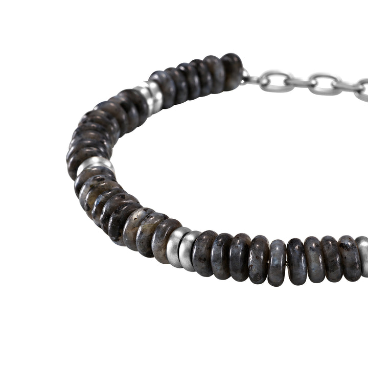Bracelet Breil Rock Hard en acier labradorite TJ4123