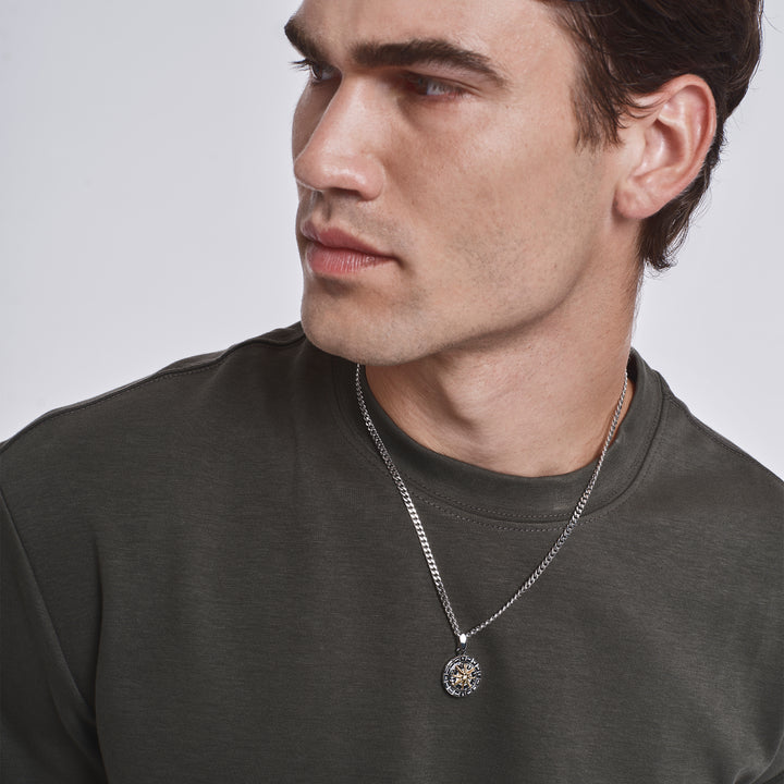 Collier ras du cou en acier Breil Primal Compass TJ4169