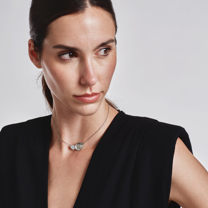 Breil B Whisper Glow stalen choker ketting TJ4202