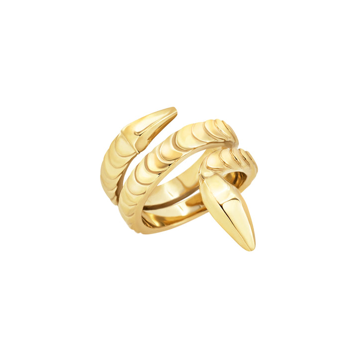 Bague Breil Hypnotic en acier finition PVD or 14 carats TJ4212