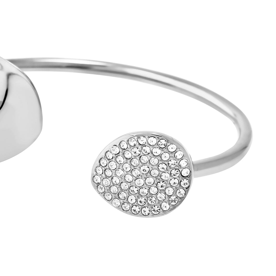 Bracelet rigide Breil B Whisper Glow acier zircon cubique TJ4224