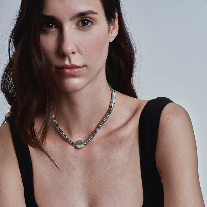 Breil Magnetica System stalen choker ketting TJ4237