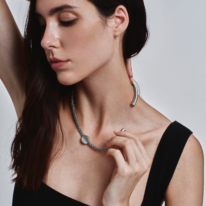 Breil Magnetica System stalen choker ketting TJ4237