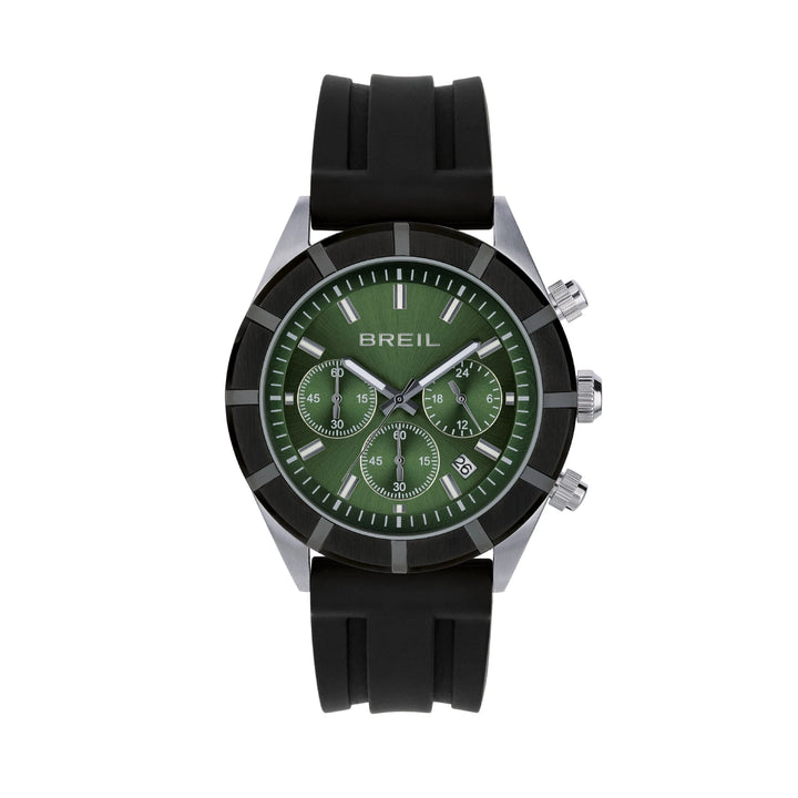 Breil Uhr B 12 H Chrono 42 mm grüner Quarzstahl TW2024
