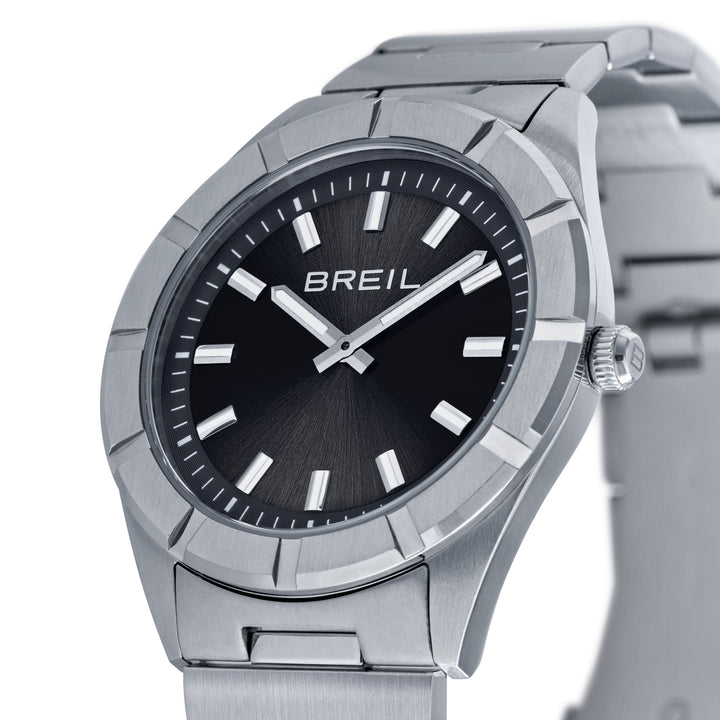 Breil Uhr B 12 38 mm schwarzer Quarzstahl TW2074