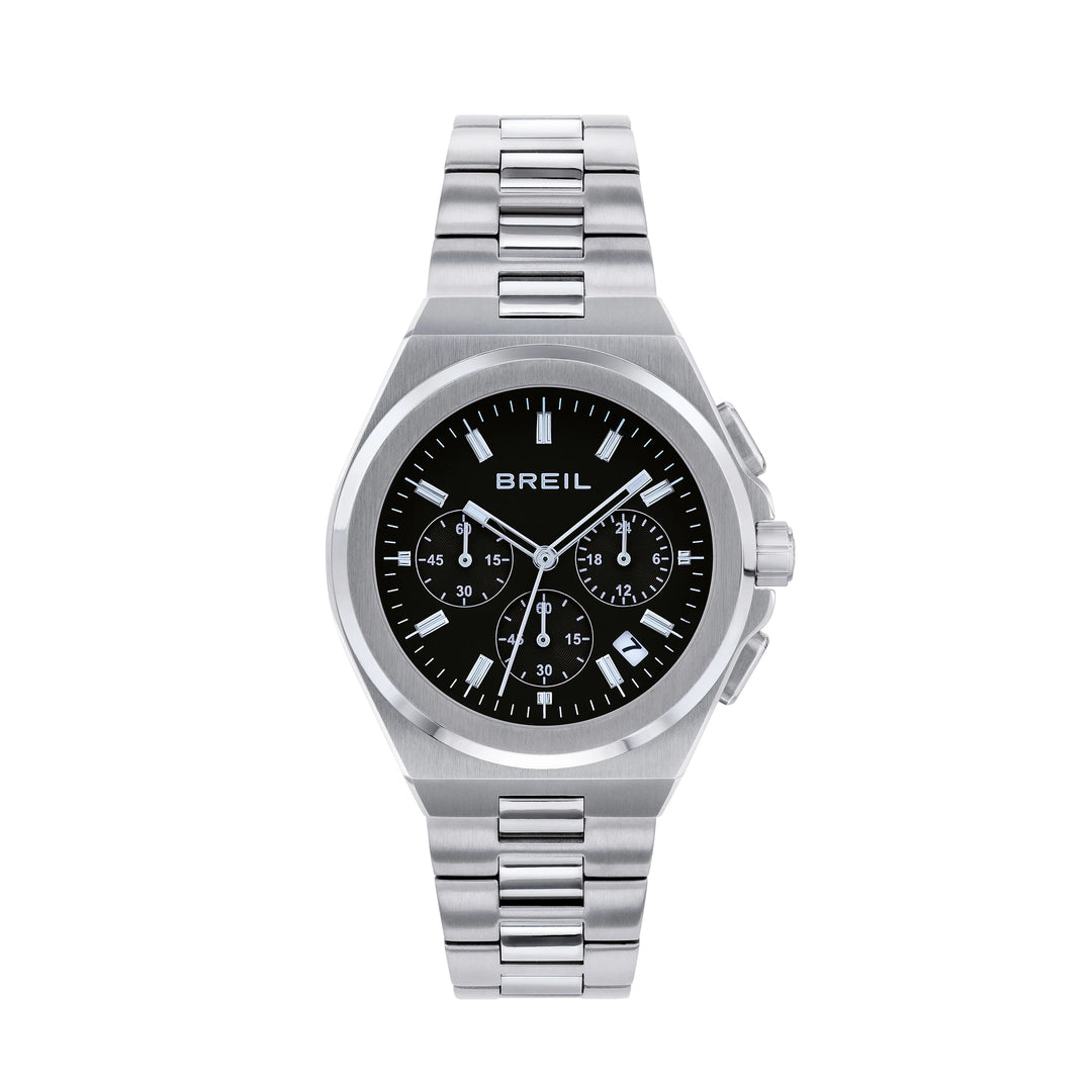 Montre Breil Apex Chrono 40mm acier quartz noir TW2111