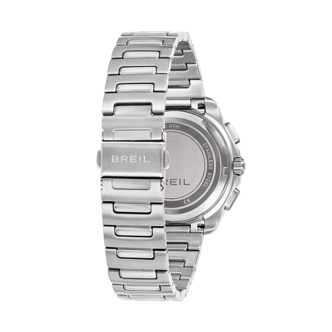 Breil horloge Retrofuture chrono 40mm zwart quartz staal TW2129