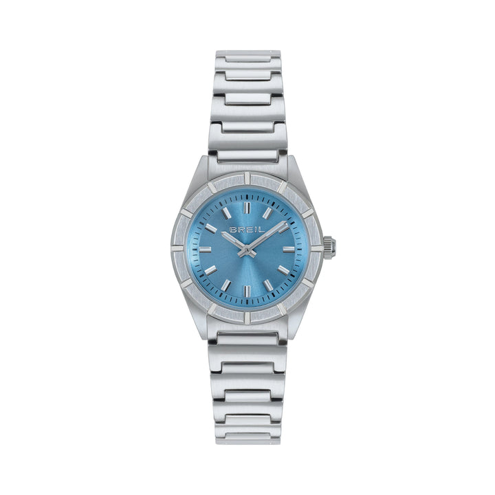 Montre Breil B 12 H 26,5mm acier quartz bleu clair TW2188