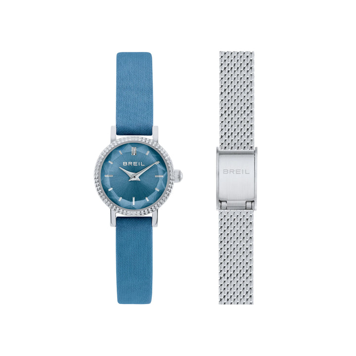 Breil Darling horloge 18mm lichtblauw quartz staal TW2189
