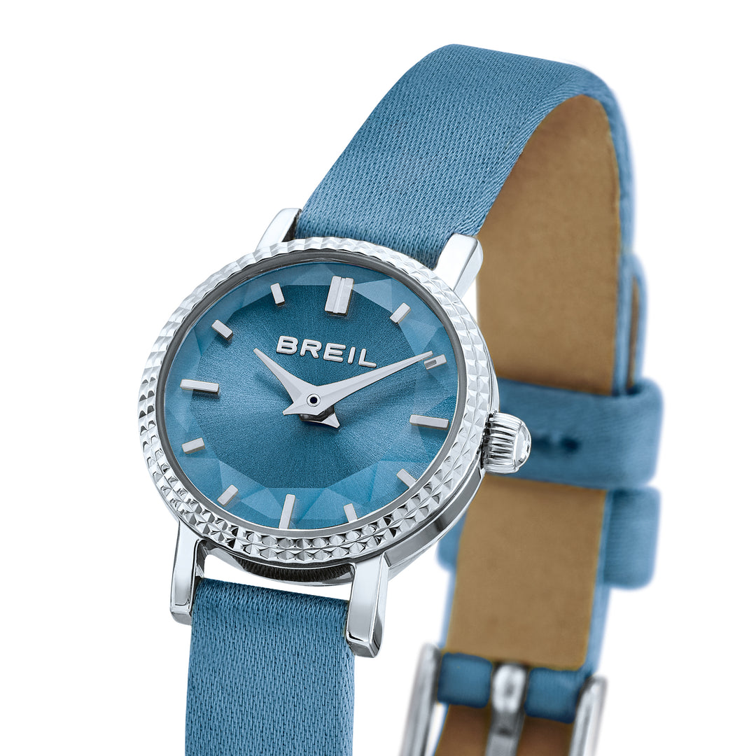 Breil Darling horloge 18mm lichtblauw quartz staal TW2189