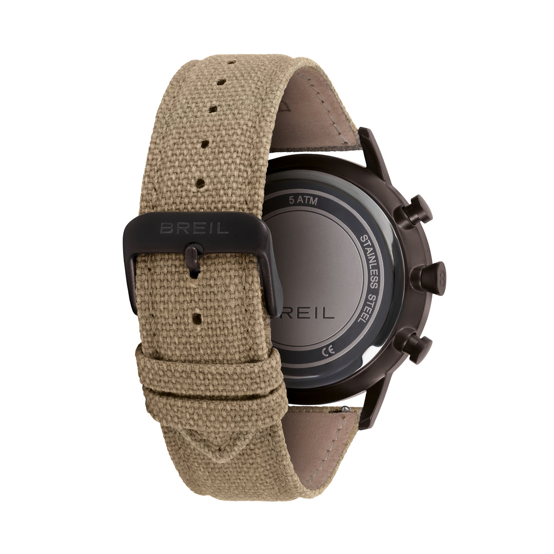 Montre Breil Six.3.Nine Chrono 44 marron quartz acier IP chocolat TW2193