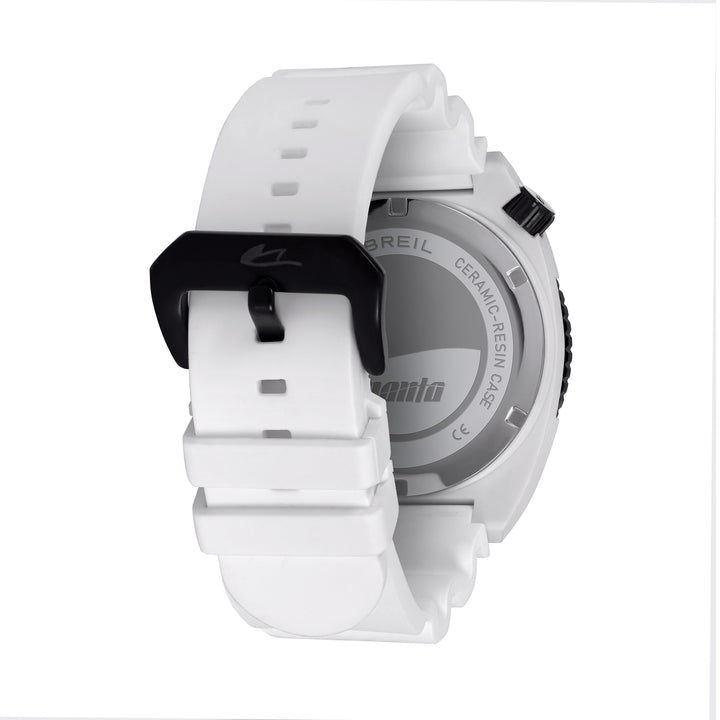Breil Manta E.C.O. watch Blend 42mm white quartz alumina and polyamide TW2194