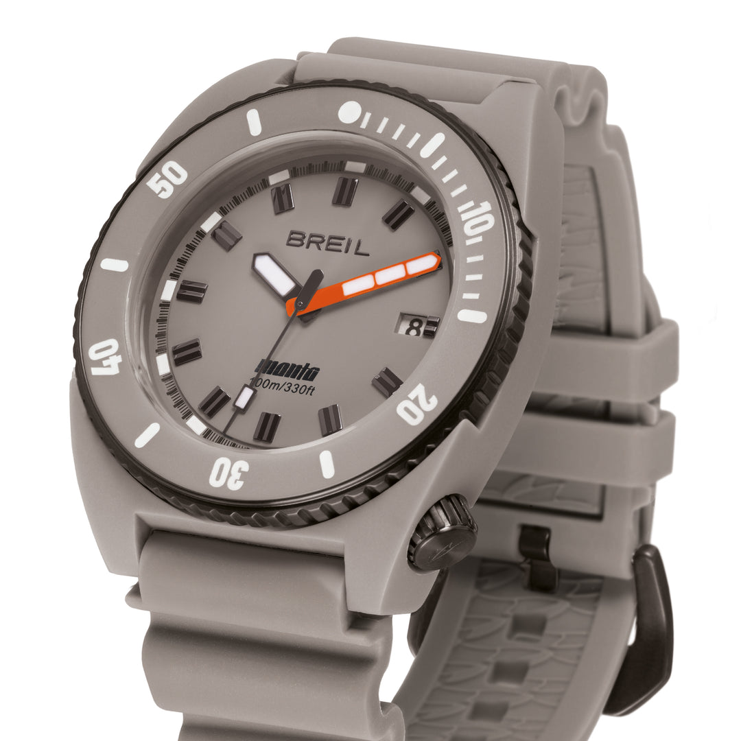 Breil Manta E.C.O. montre Blend 42mm quartz gris céramique TW2196