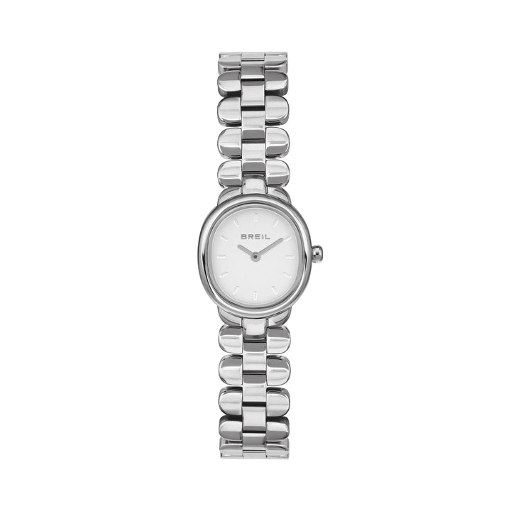 Breil Tule horloge 22x24mm wit quartz staal TW2197