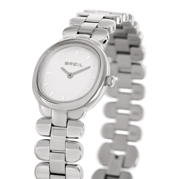 Breil Tule horloge 22x24mm wit quartz staal TW2197