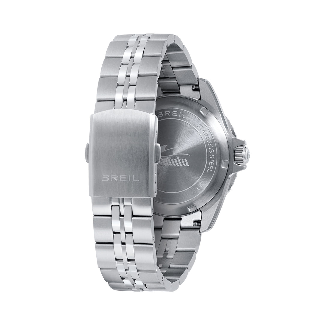 Breil horloge Manta Heritage 42mm blauw quartz staal TW2208