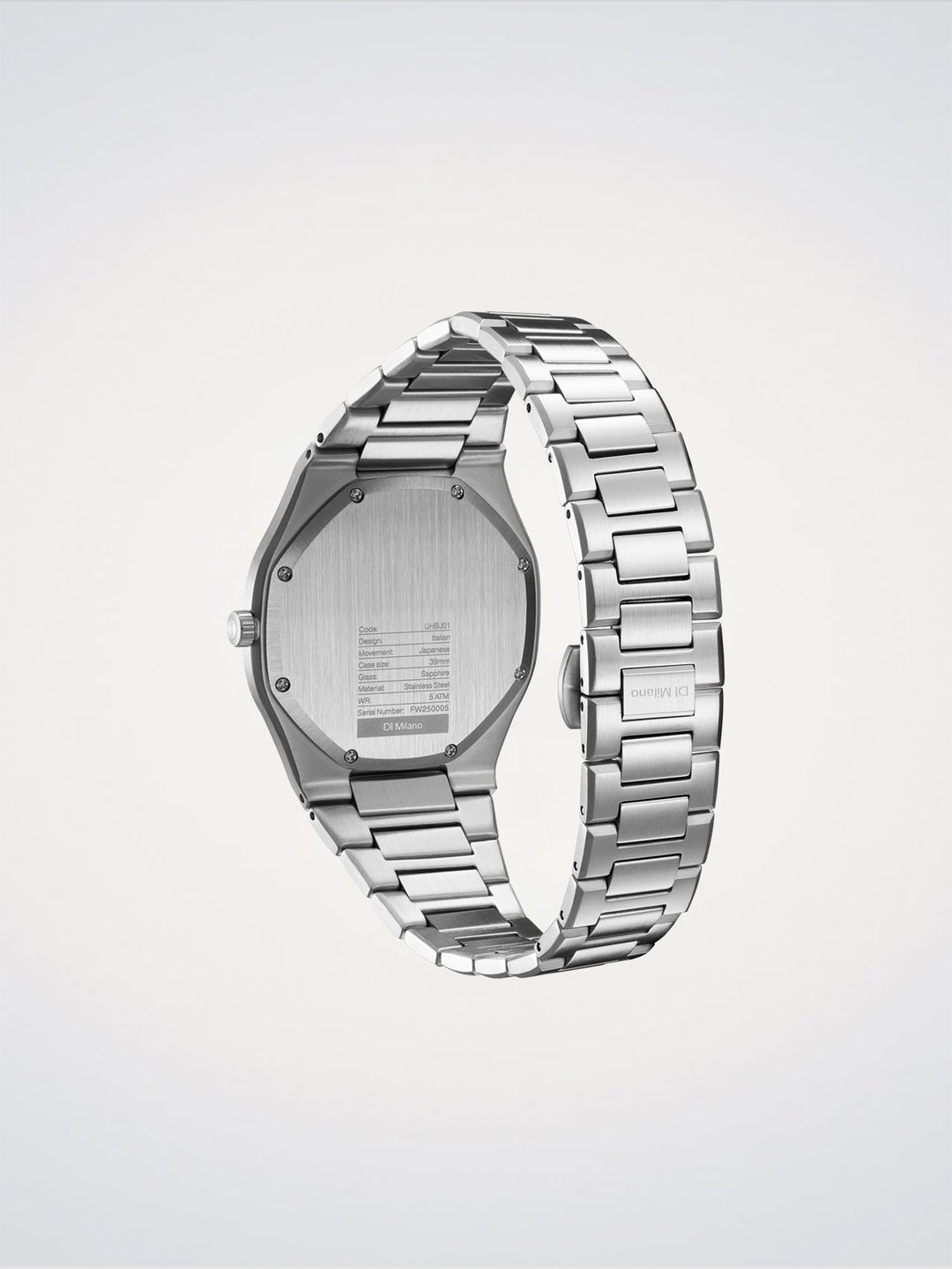 D1 Milano Groovy Noir Ultra Fin 39 mm D1-UHBJ01