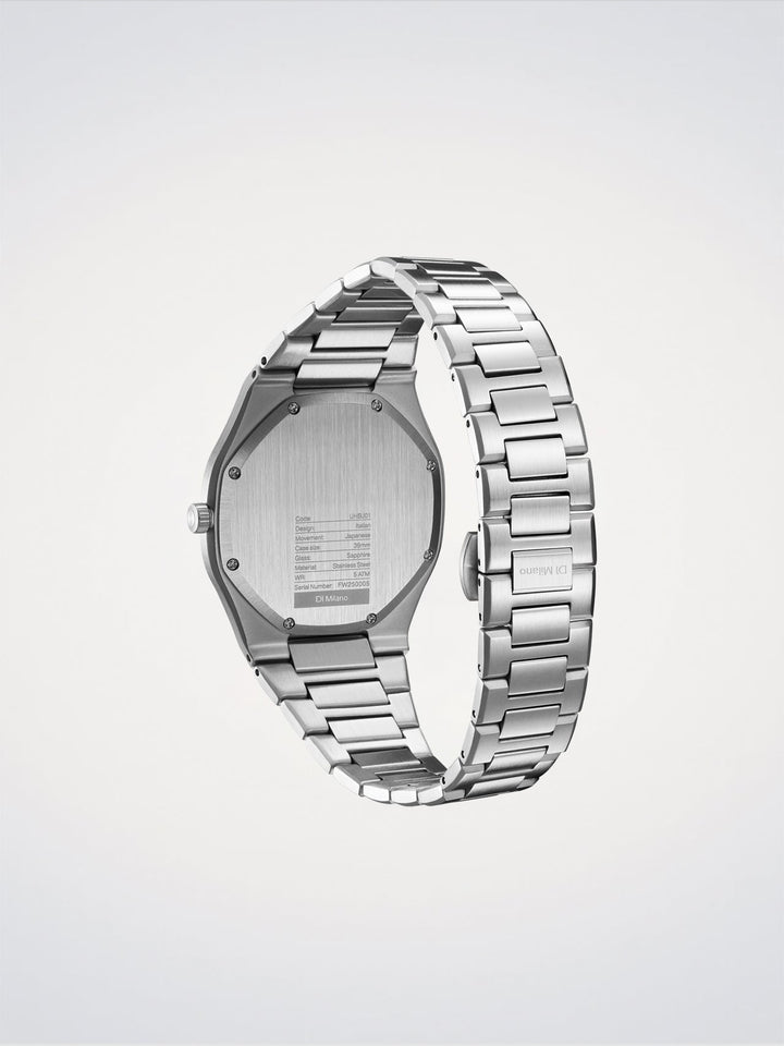 D1 Milano Groovy Noir Ultra Fin 39 mm D1-UHBJ01