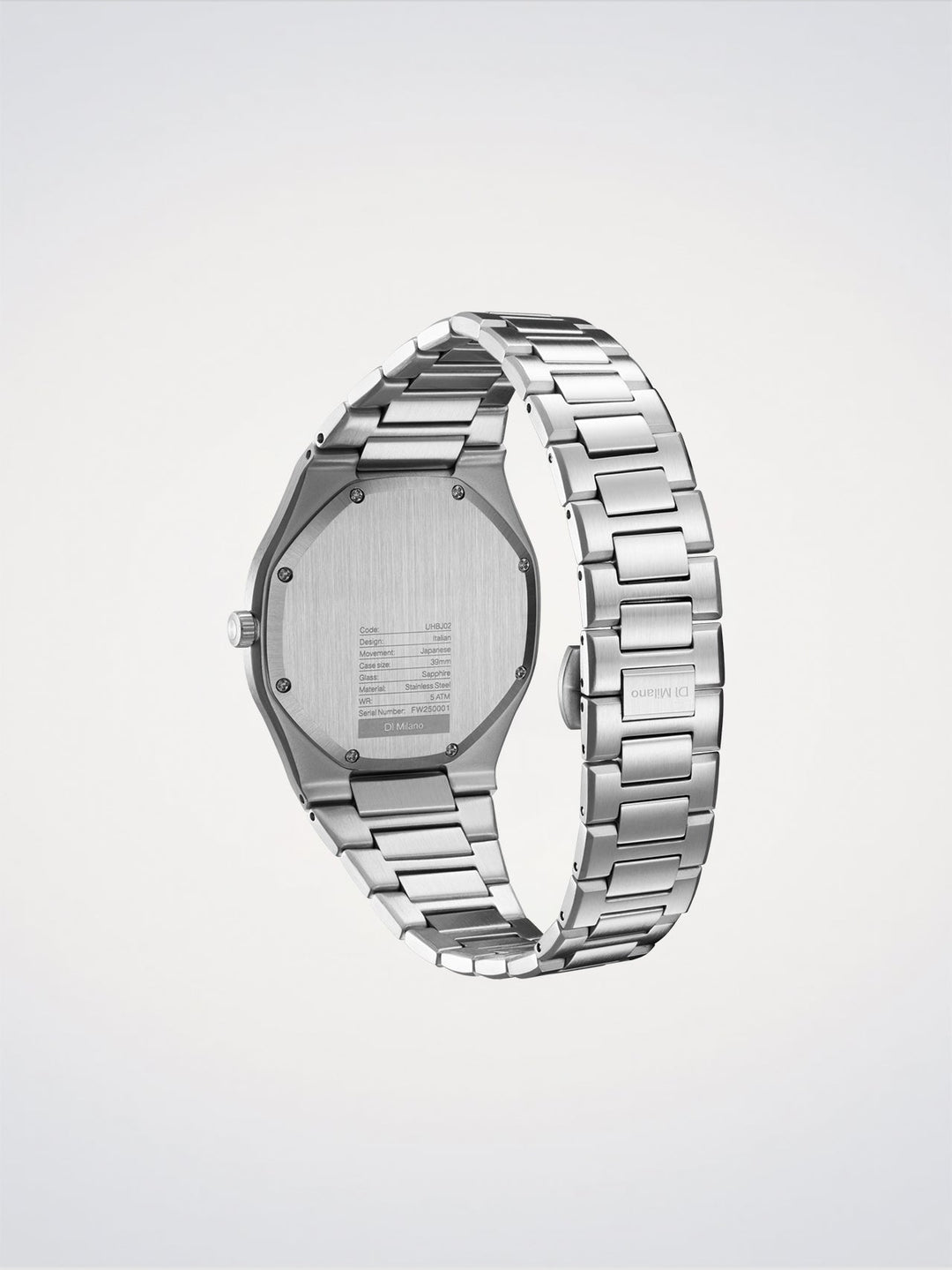 D1 Milano Groovy Argent Ultra Fin 39 mm D1-UHBJ02