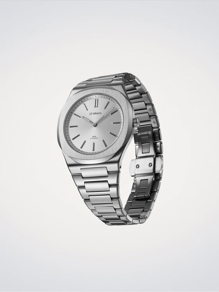 D1 Milano Groovy Argent Ultra Fin 39 mm D1-UHBJ02