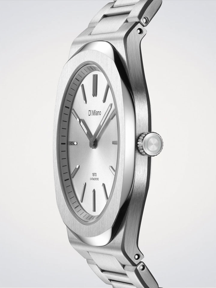 D1 Milano Groovy Argent Ultra Fin 39 mm D1-UHBJ02